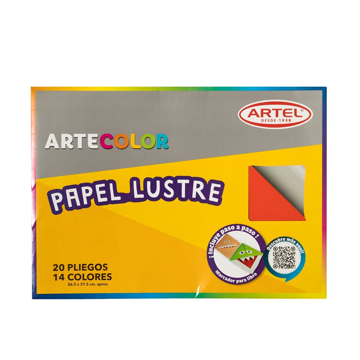 Estuche Artecolor Papel Lustre Artel