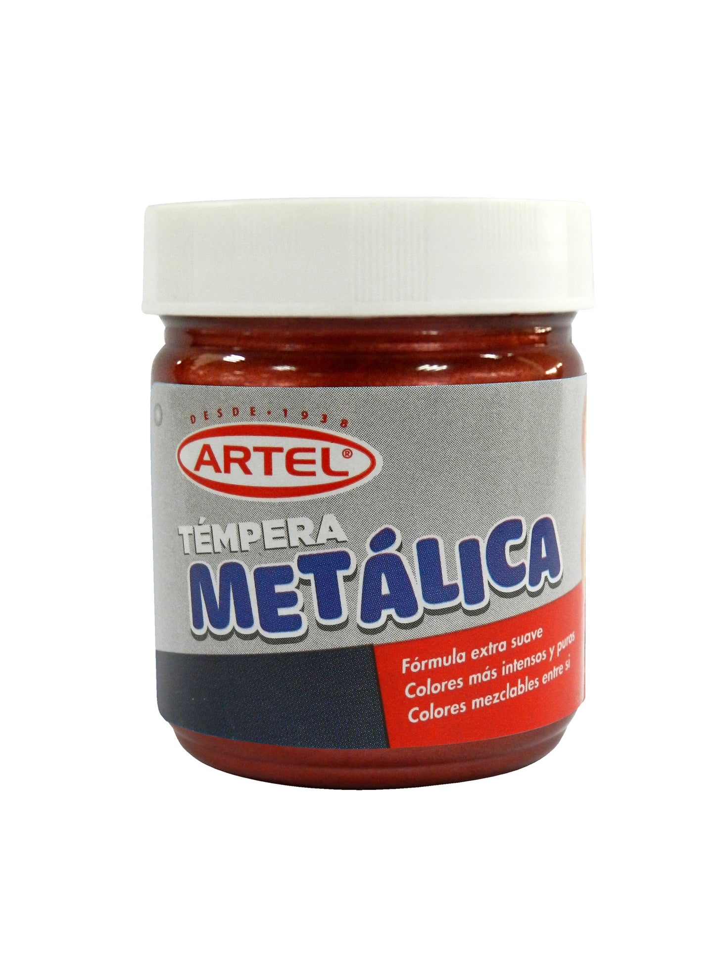 Frasco Tempera Metalica Burdeos 100ml. Artel