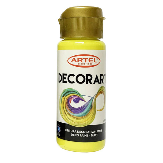 Pintura Decorart Amarillo 72 60ml. Artel