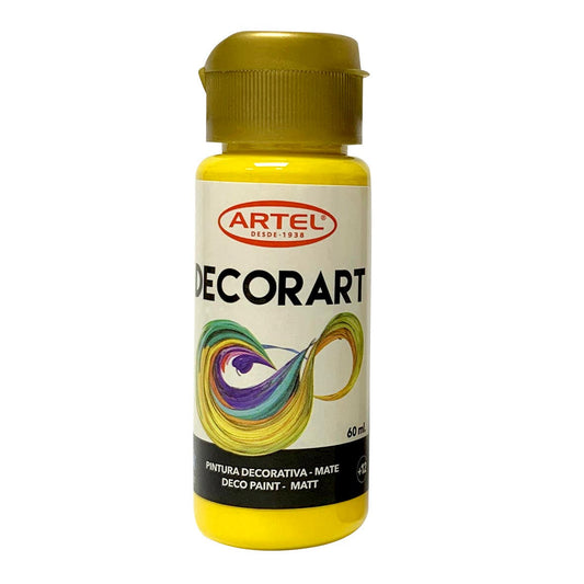 Pintura Decorart Amarillo 75 60ml. Artel