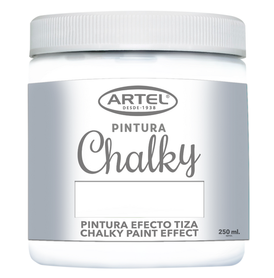 Pintura Chalky Artel 250ml Blanco