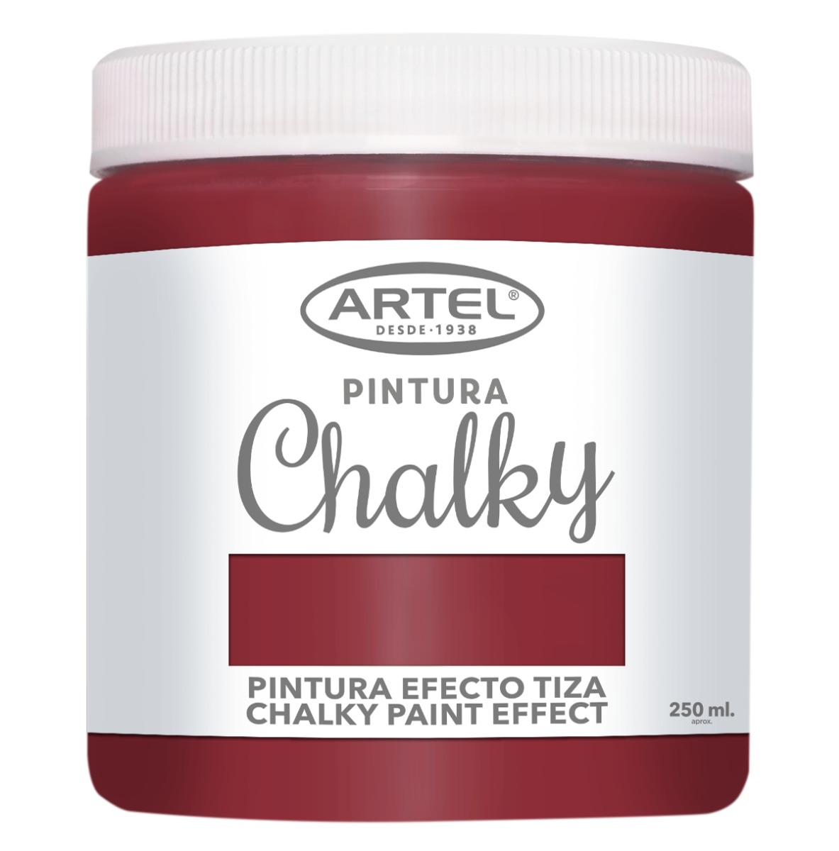 Pintura Chalky Artel 250ml Rojo Cereza