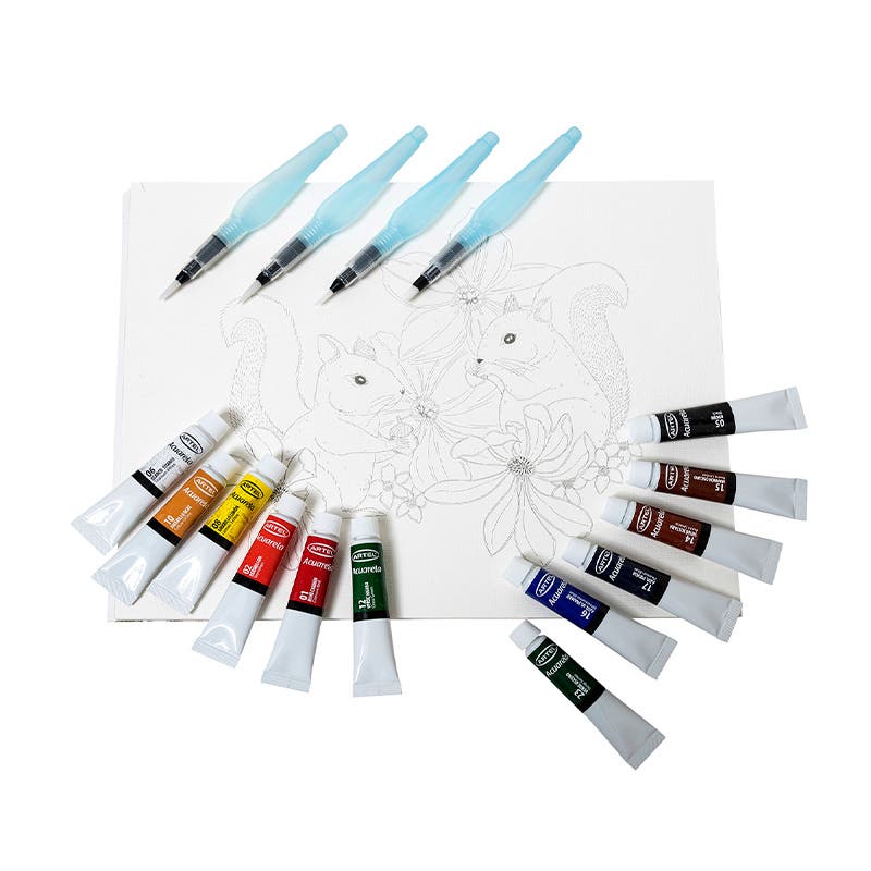 Pack Colorear en Acuarela
