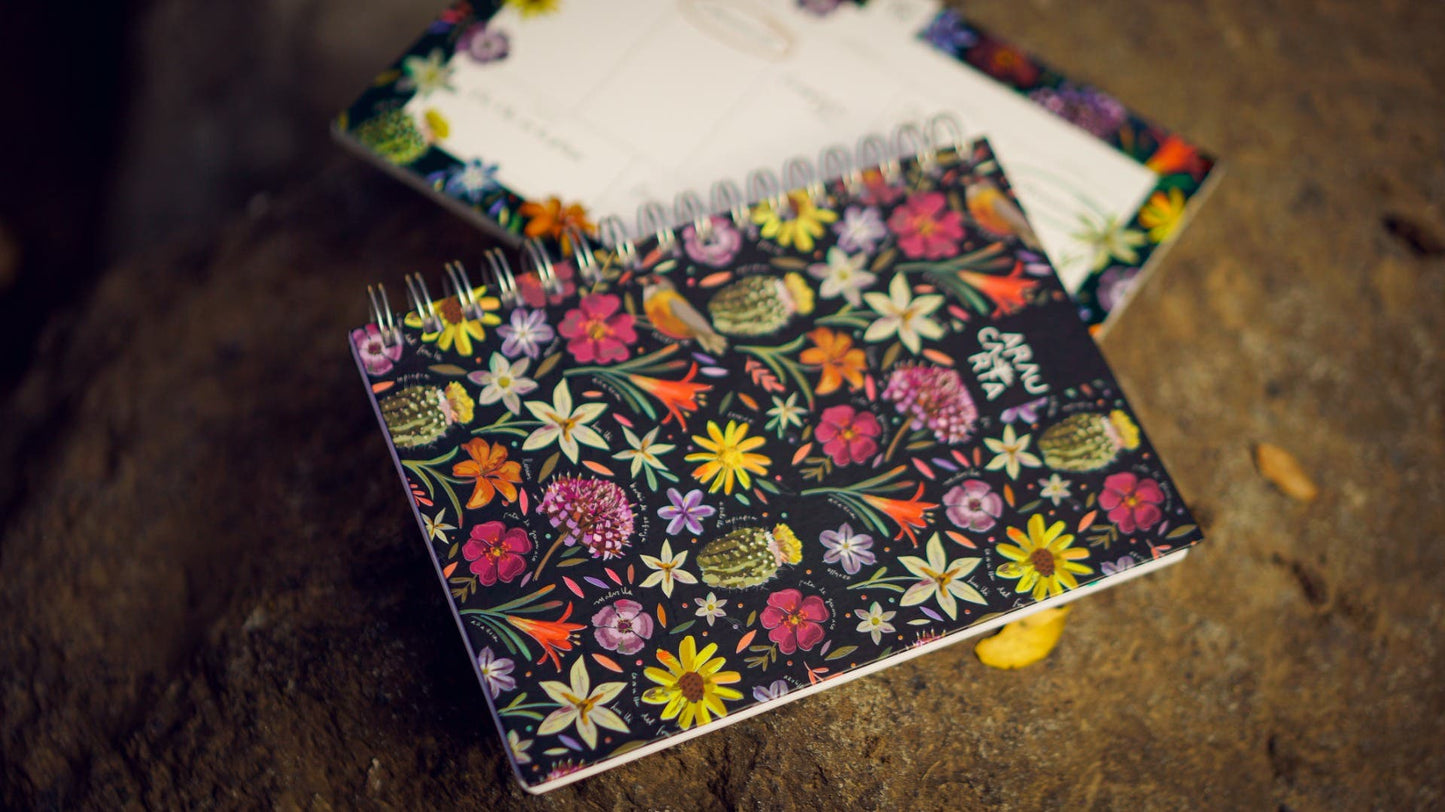 Lib. Esp. 14,8x21cm Flor Des. Araucaria