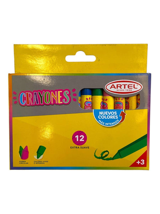 Crayones 12 Colores Artel