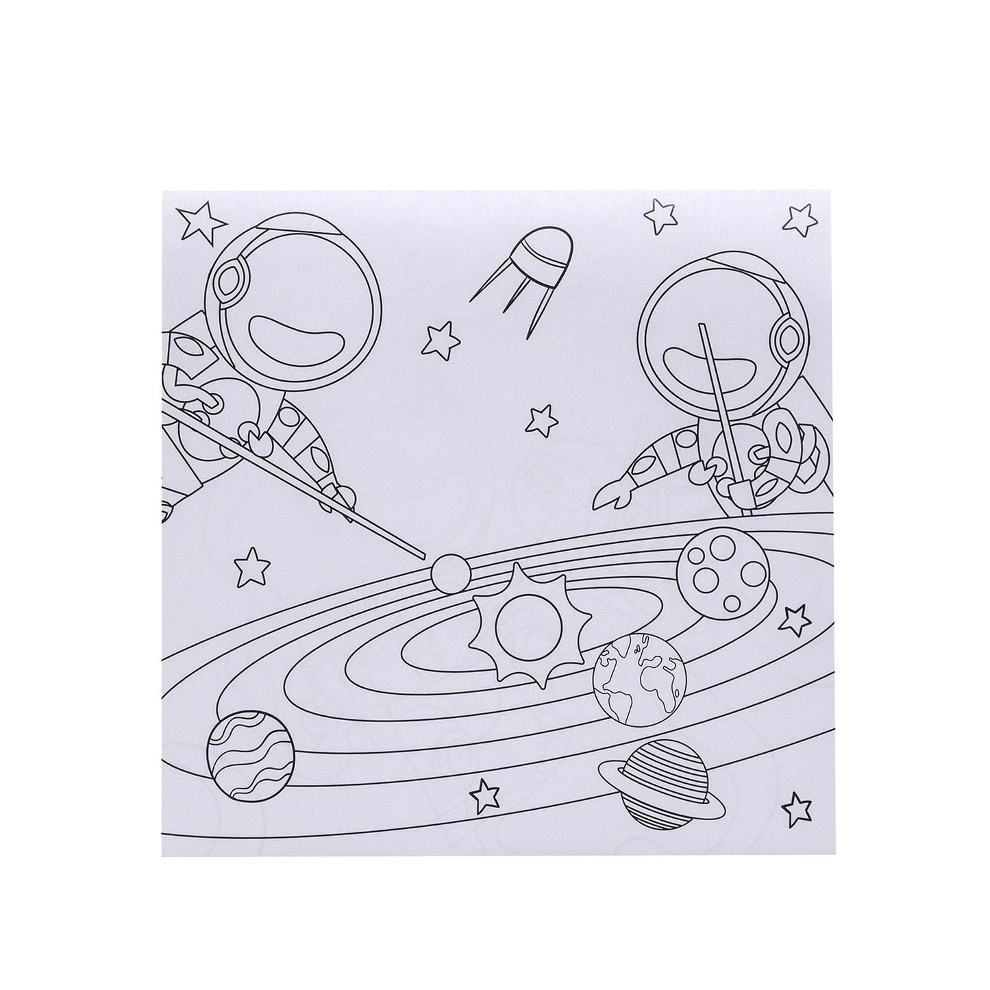 Block para colorear Artel Aventuras Espaciales