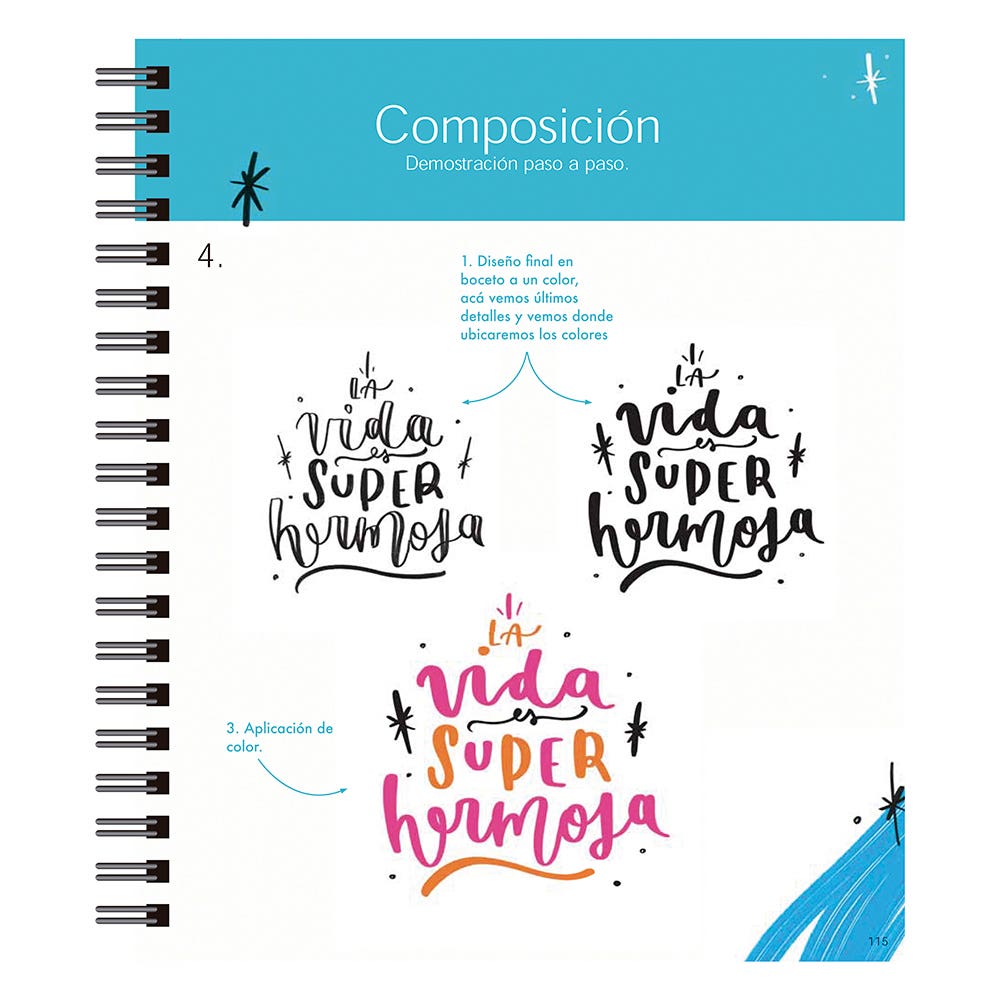 Libro Taller de letras 21x25cm. Artel