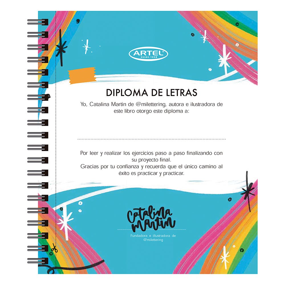 Libro Taller de letras 21x25cm. Artel