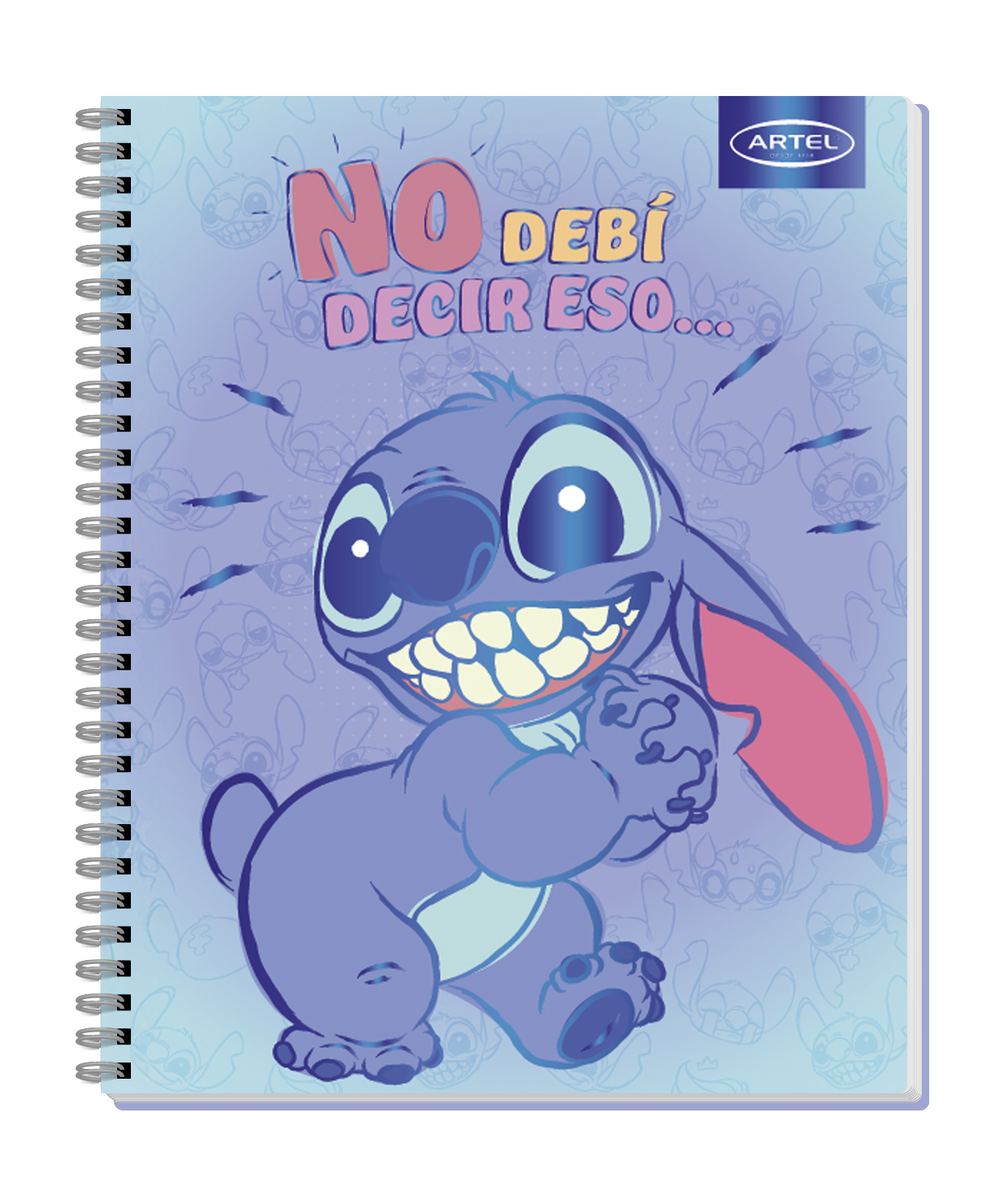 Cuaderno Universitario Artel 100 Hojas 7Mm Stitch Frases