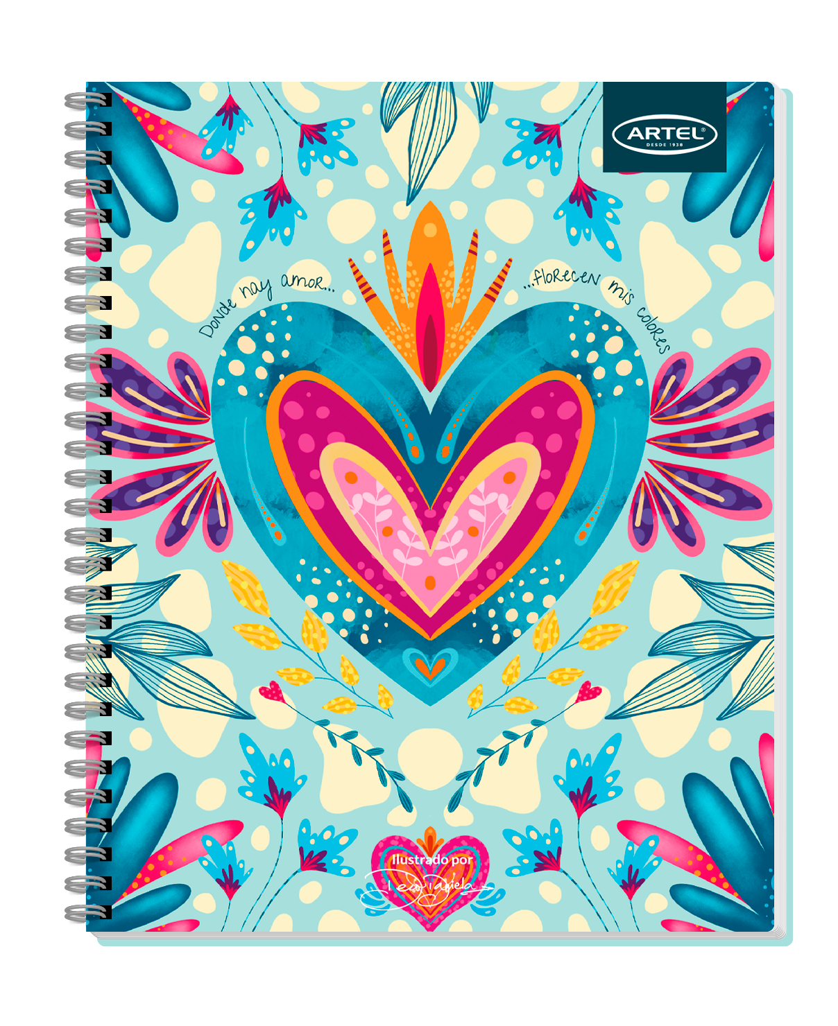 Cuaderno Universitario Artel 100 Hojas 7 Mm Deco Daniela
