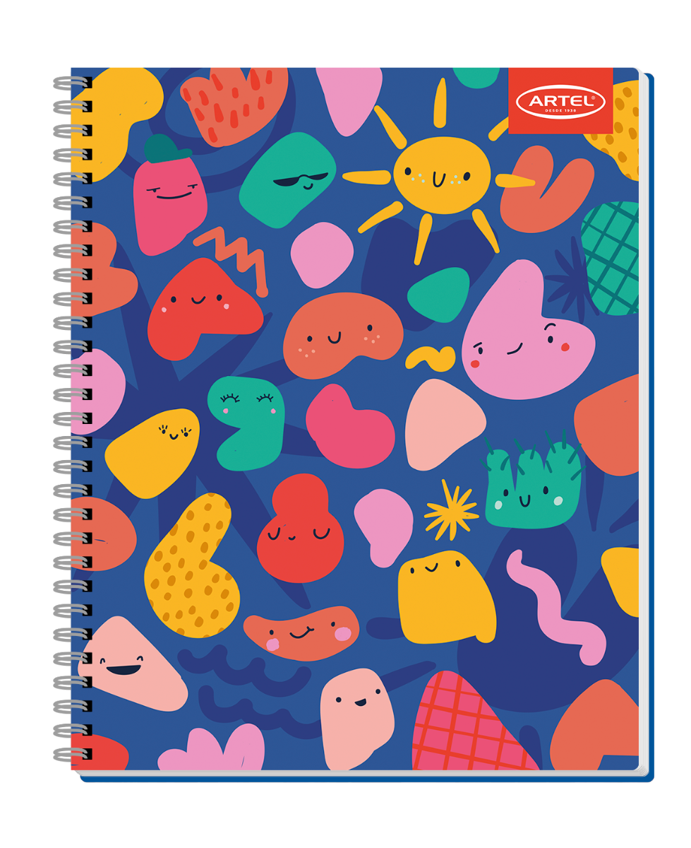 Cuaderno Universitario 100 Hojas 7mm Cute