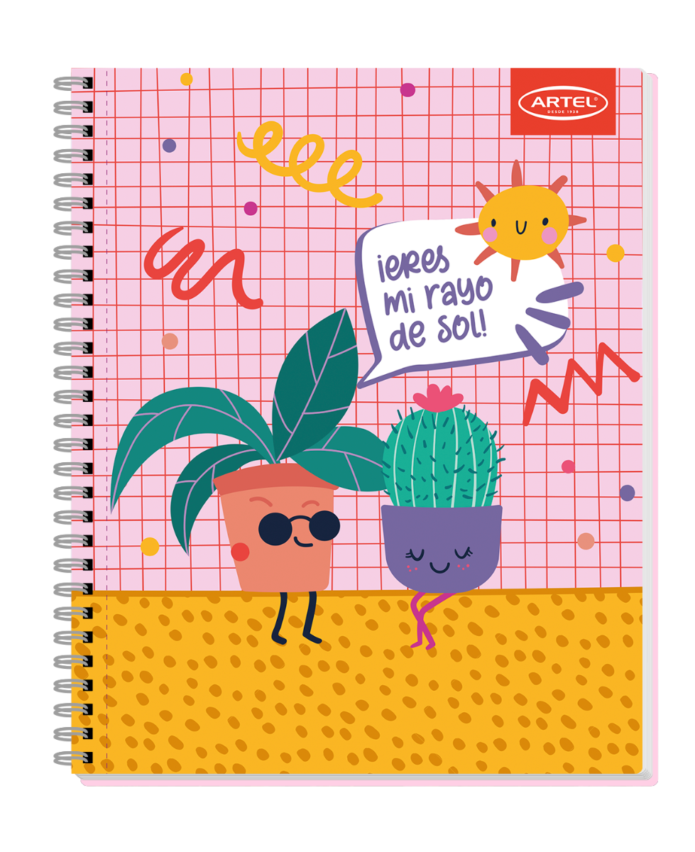 Cuaderno Universitario 100 Hojas 7mm Cute