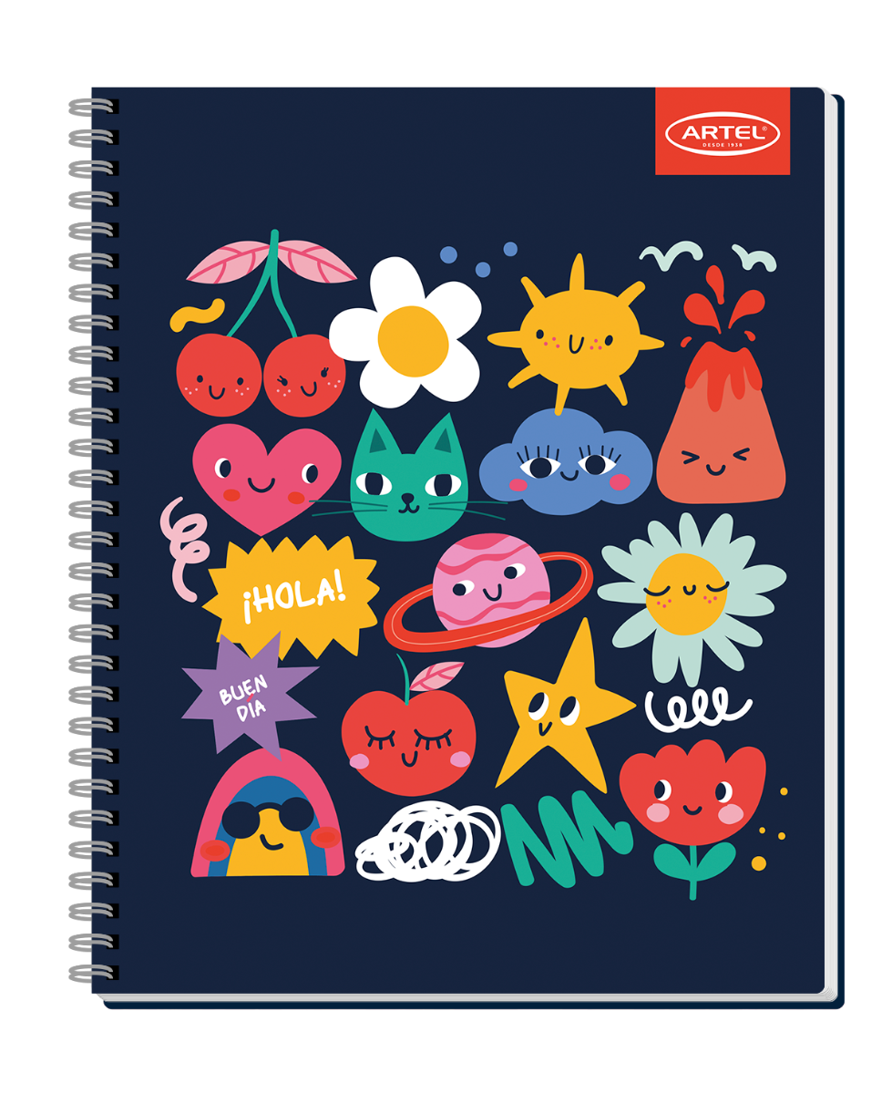 Cuaderno Universitario 100 Hojas 7mm Cute