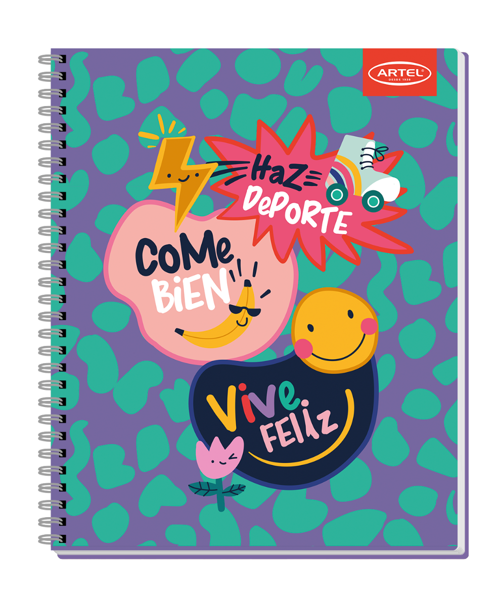 Cuaderno Universitario 100 Hojas 7mm Cute