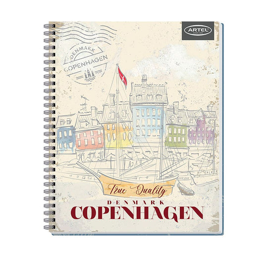 Cuaderno Universitario 100 Hojas 7mm Ciudades