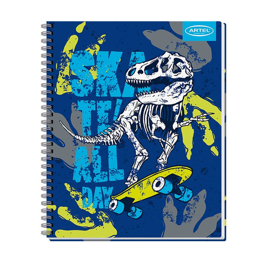 Cuaderno Universitario 100 Hojas 7mm Dino