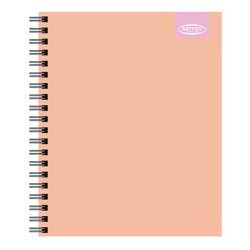 CUADERNO UNIVERSITARIO ARTEL 100 HOJAS 7MM ARCOIRIS PASTEL