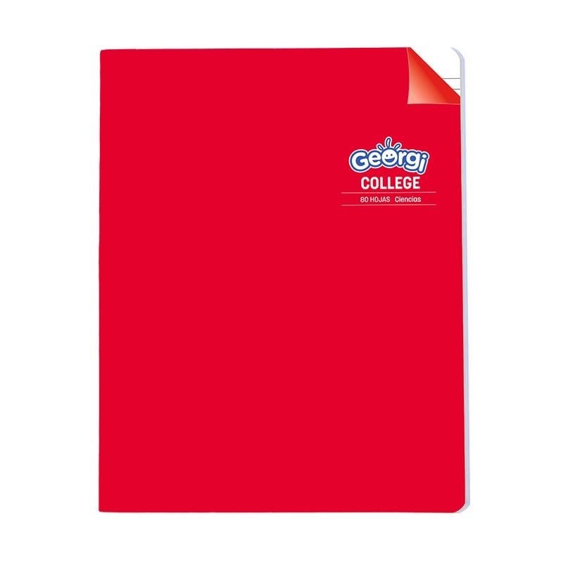 Cuaderno College 80 Hojas Ciencias Georgi