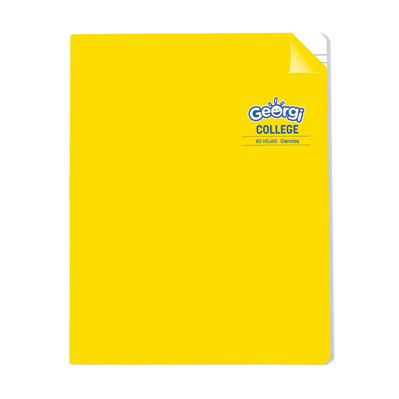 Cuaderno College 80 Hojas Ciencias Georgi