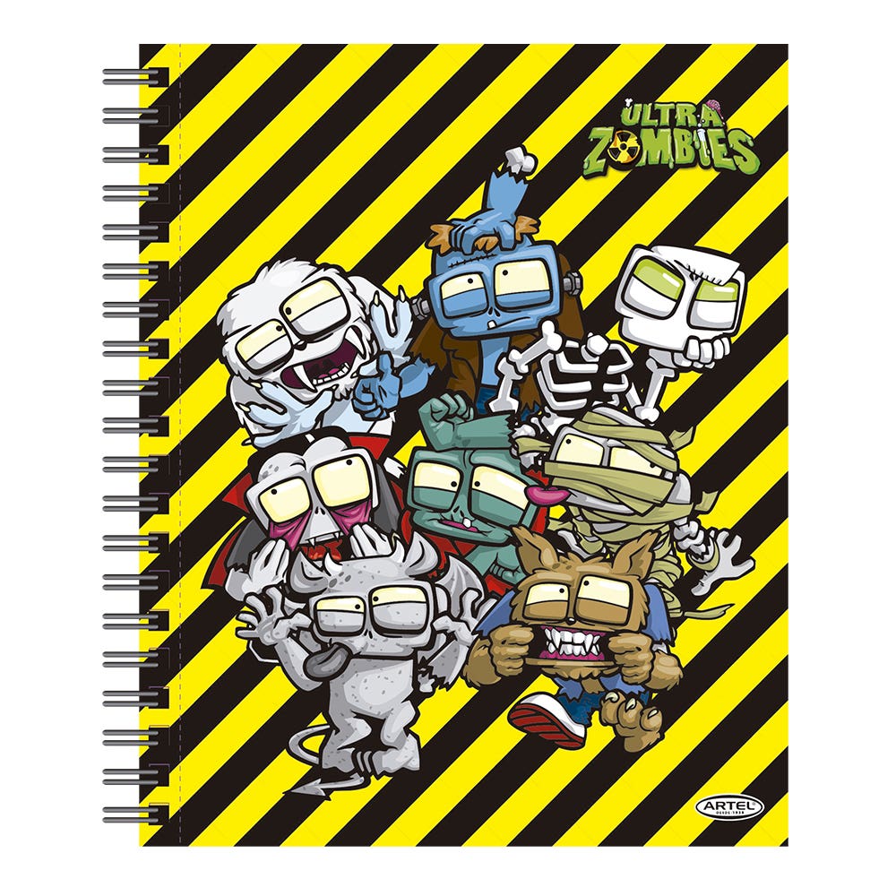 Cuaderno Universitario Zoombie Artel