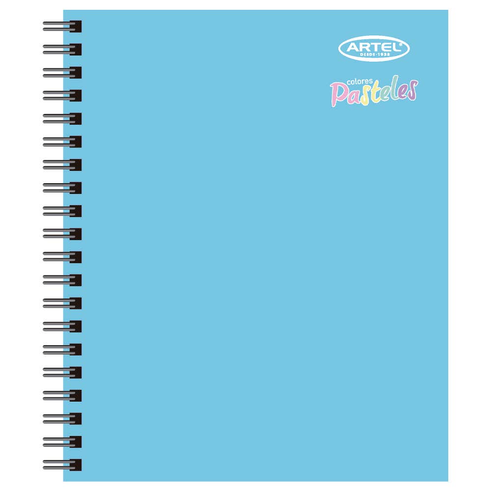 Cuaderno Universitario Pasteles 100 Hojas 7mm. Diseño Aleatorio Artel