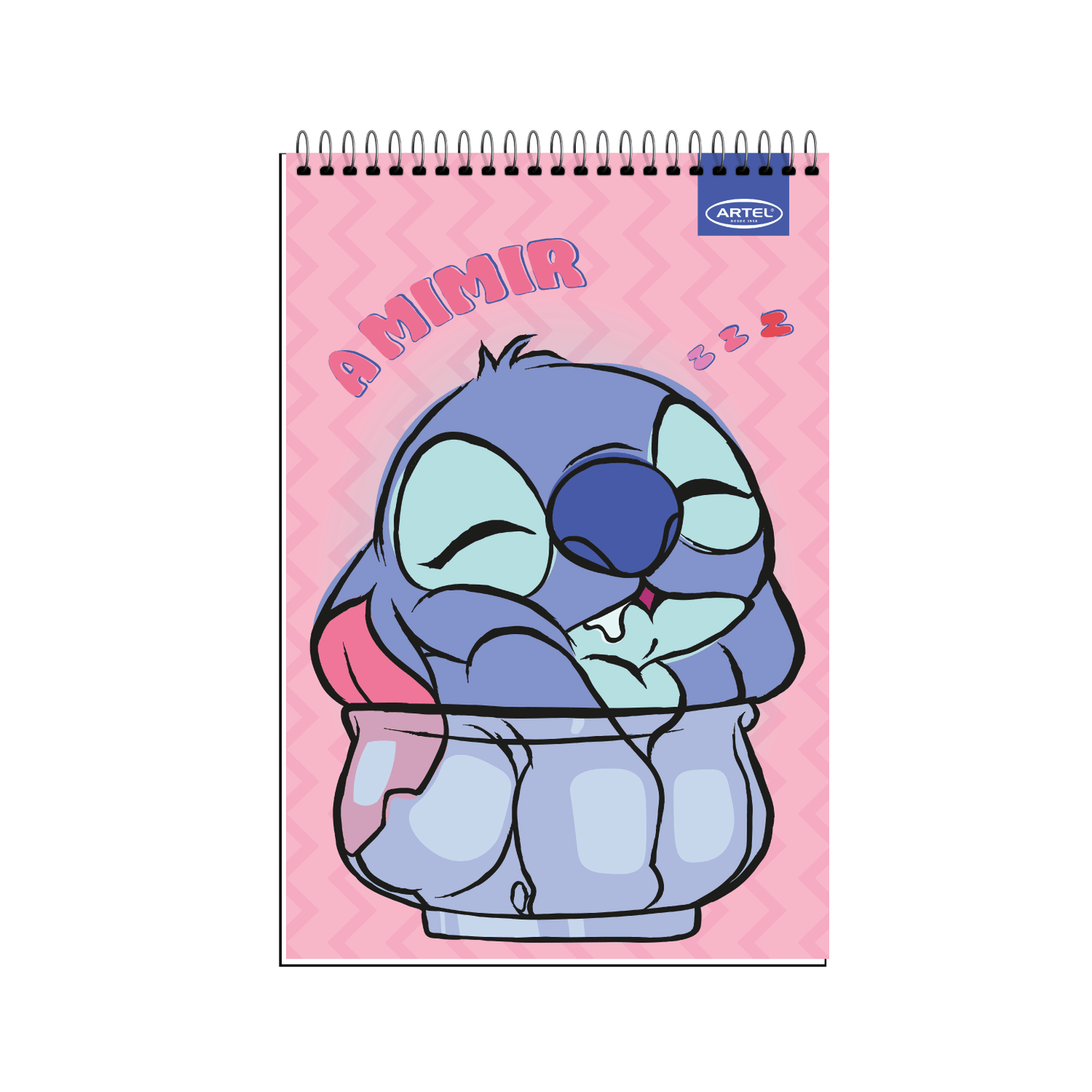 Croquera Artel 21X32 Stitch Frases 80 Hojas