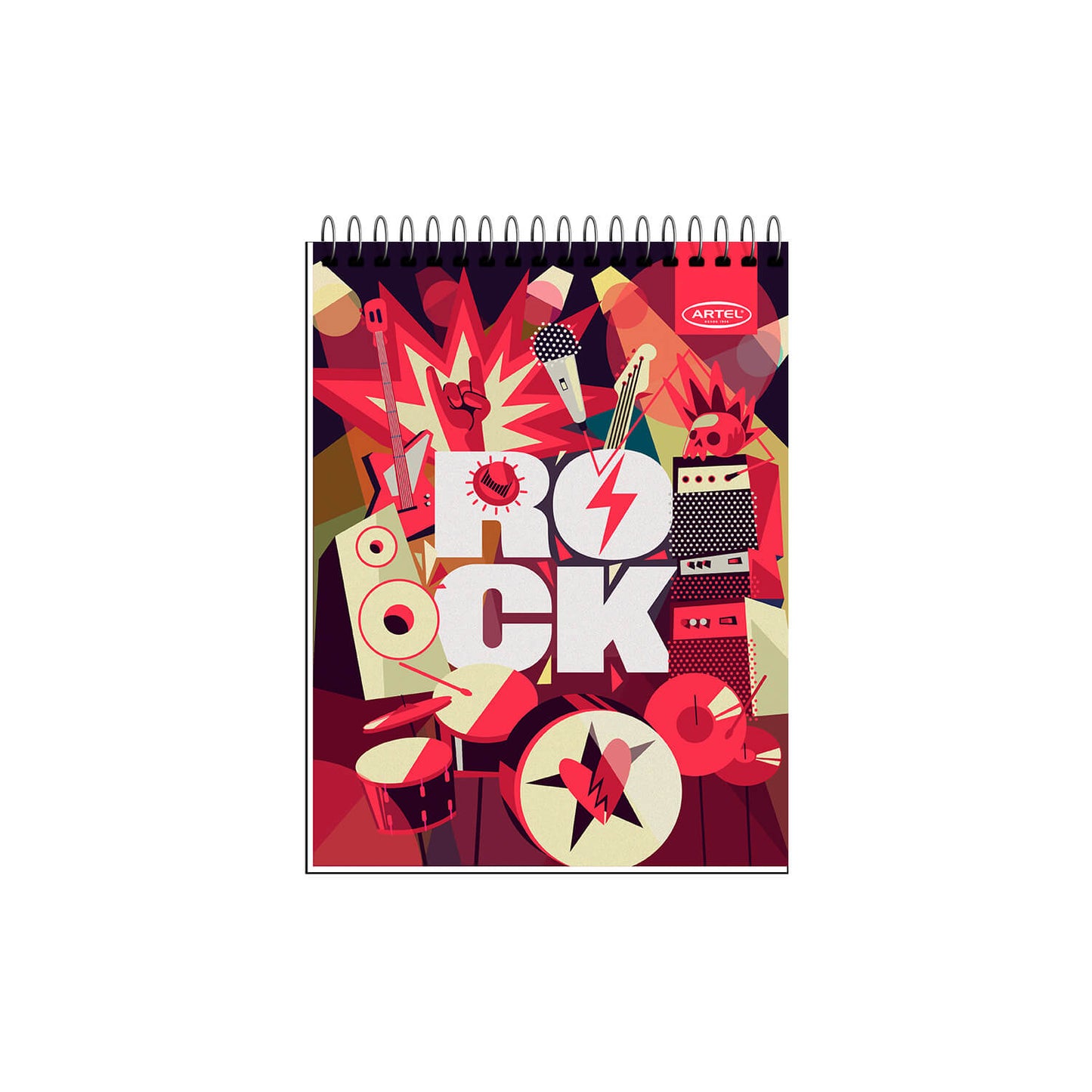 Croquera Artel 16X21 80 Hojas Music