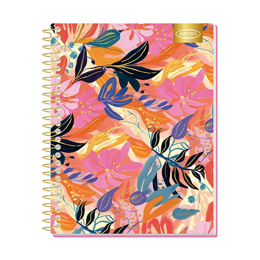 Cuaderno Especial 150 Hojas Floral Artel