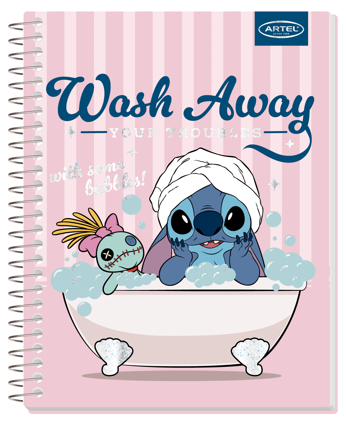 Cuaderno Especial Artel 150 Hojas Stitch Happy