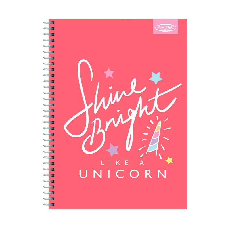 Cuaderno Especial 150 Hojas 7mm Unicornio Artel