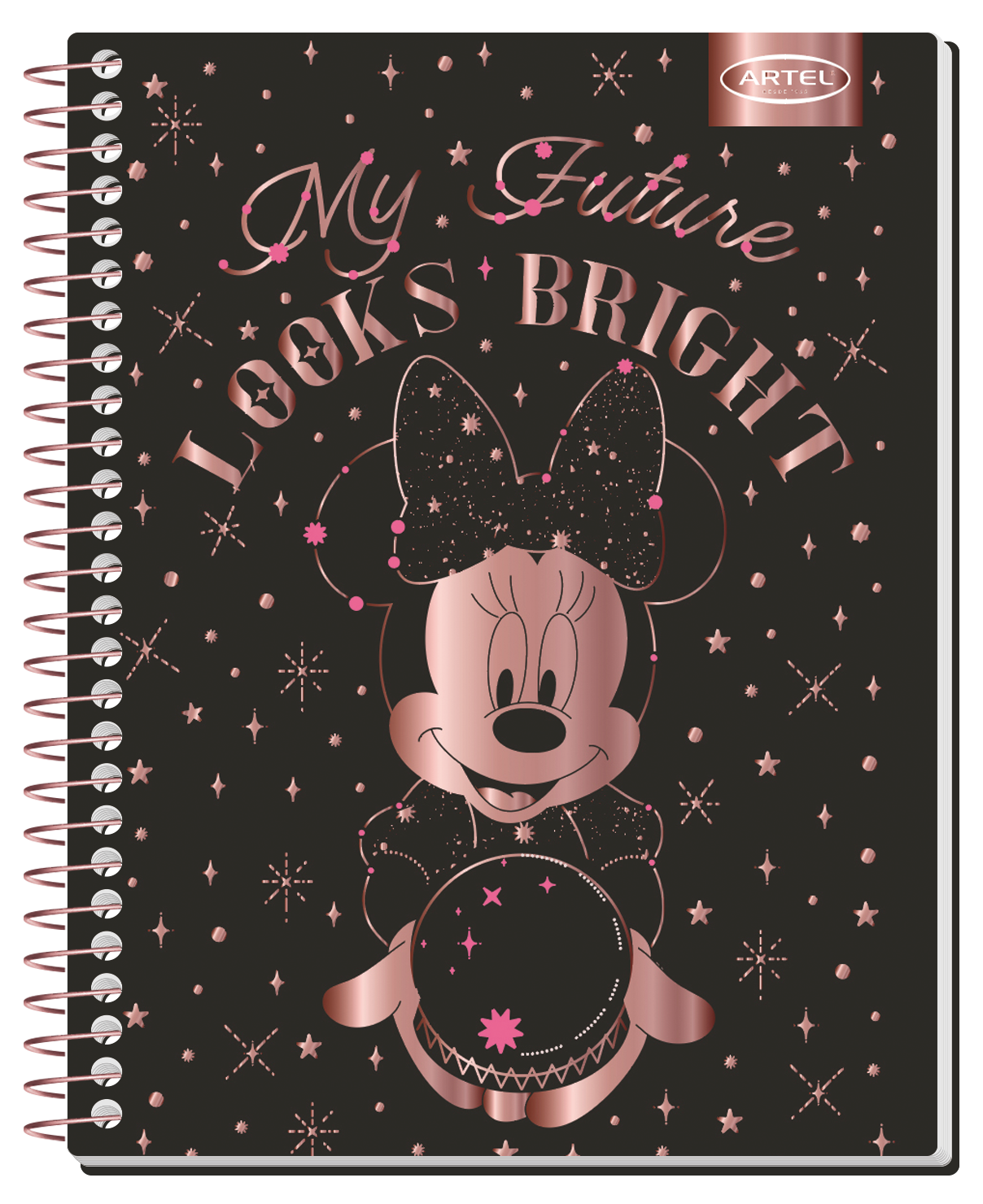 Cuaderno Especial Artel 150 Hojas 7Mm Minnie Astral