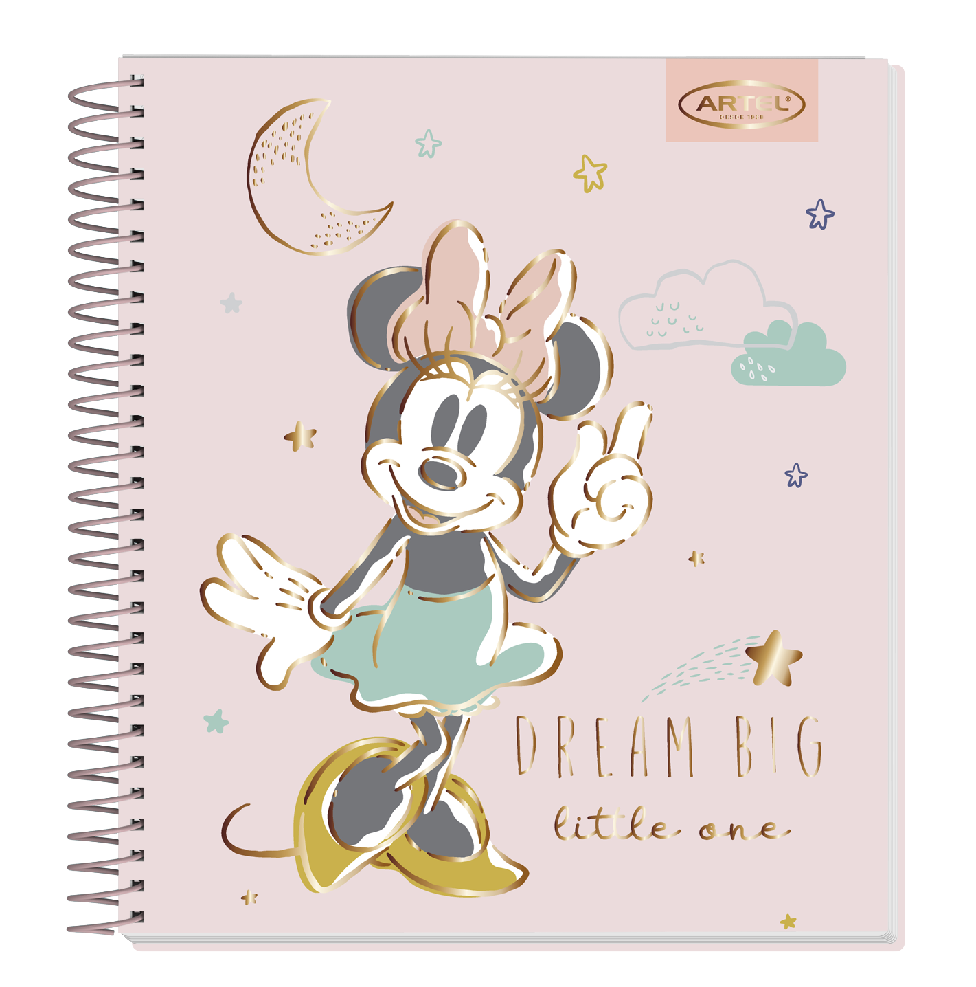 Cuaderno Book Artel 120 Hojas Minnie