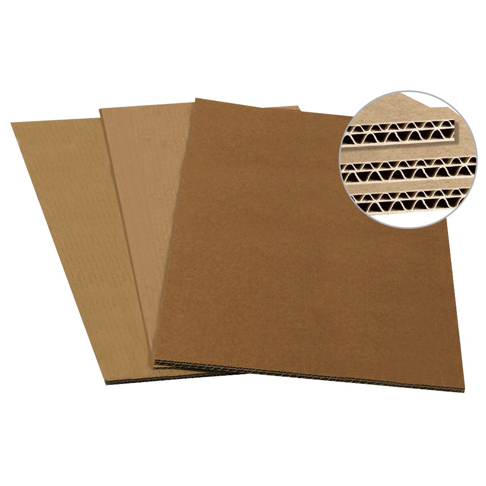 Carton Corrugado doble 77x110 cm