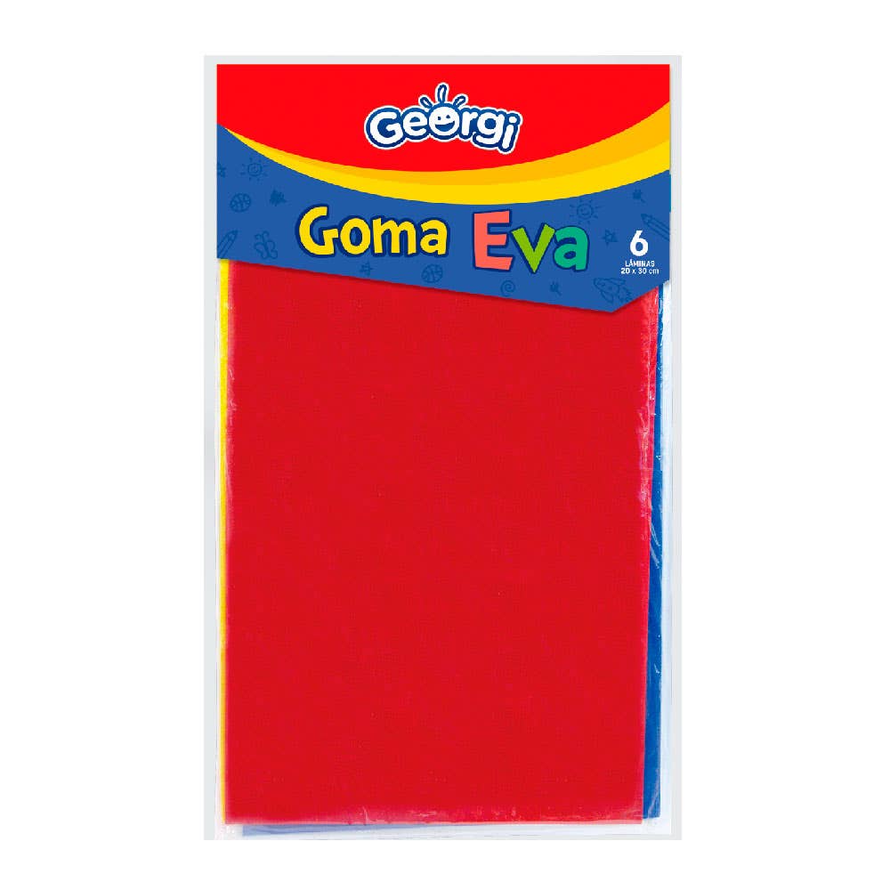 Goma Eva 20x30cm. Georgi