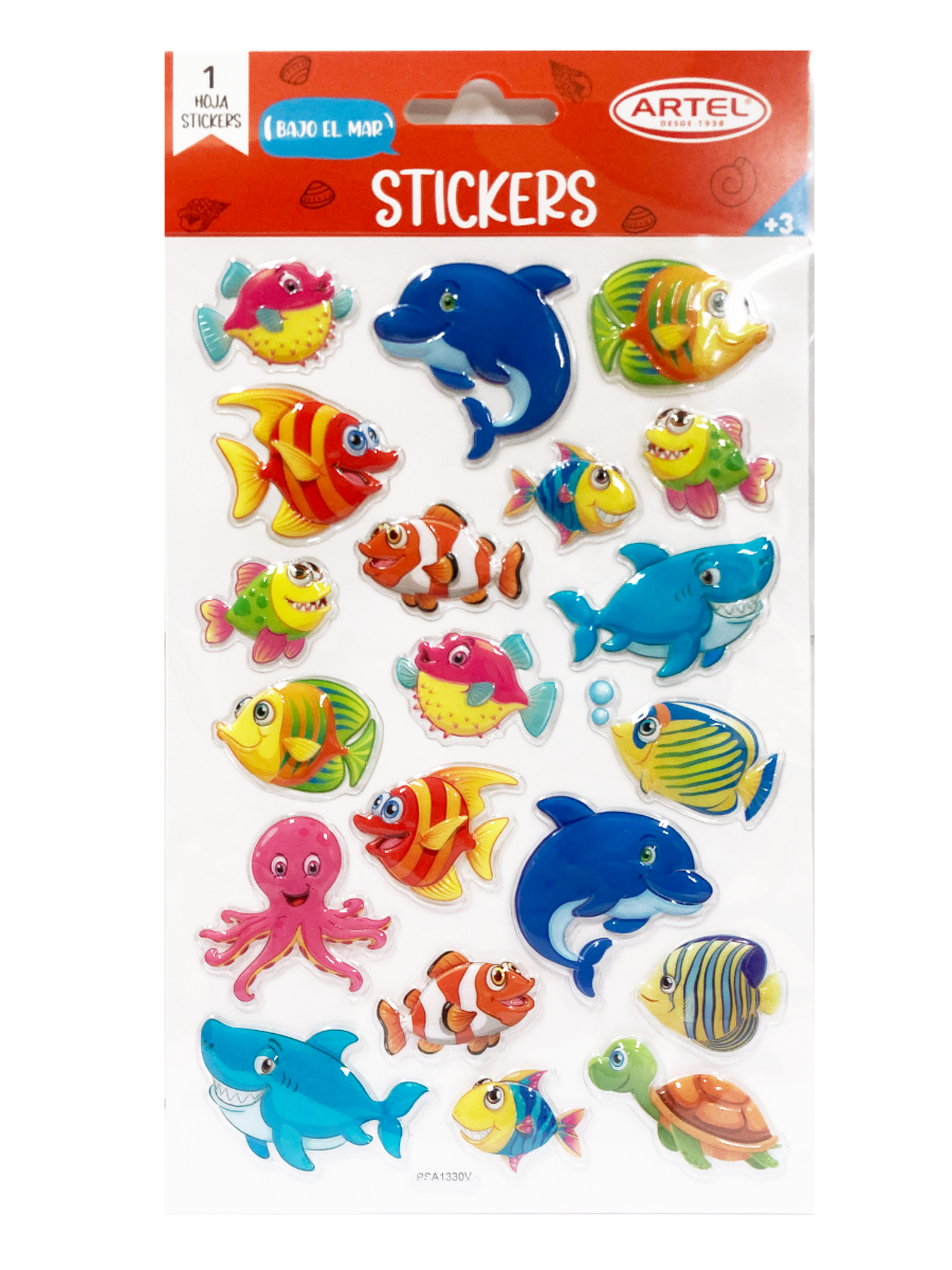 Stickers Bajo el Mar Artel