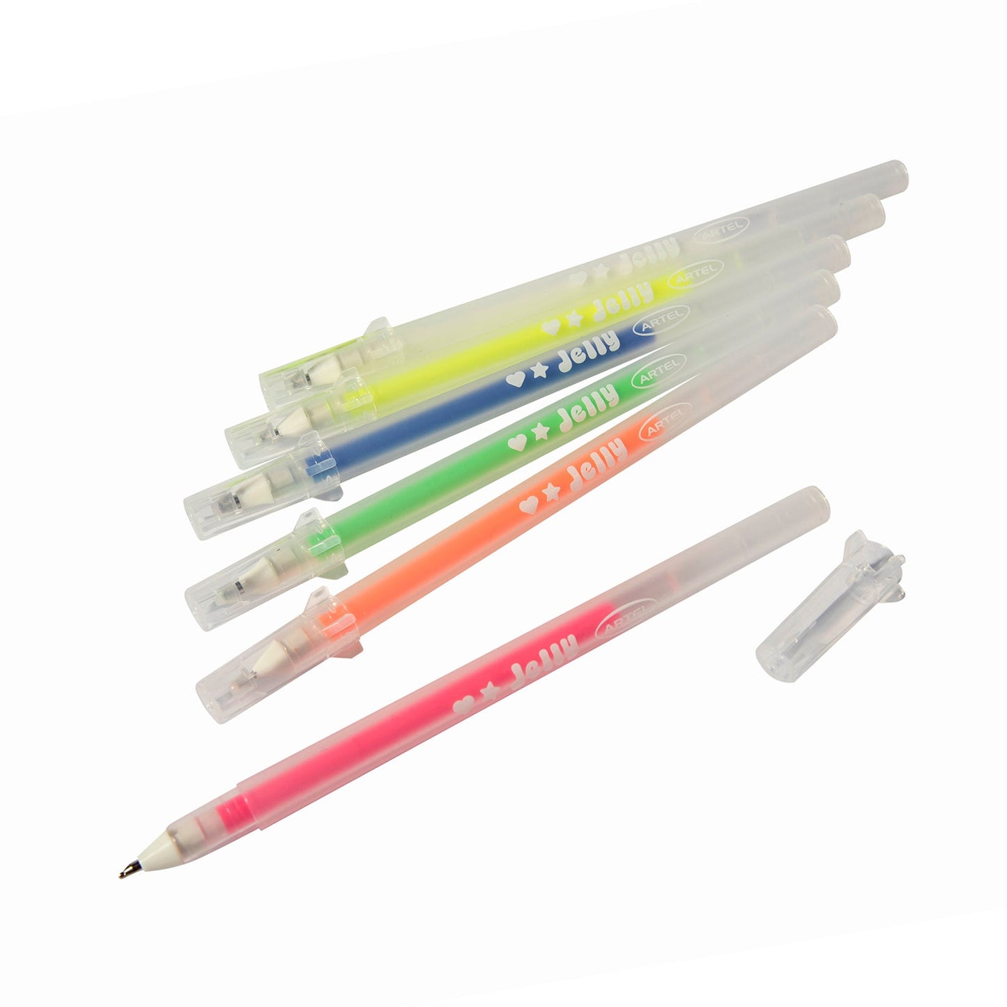 Estuche Bolígrafos Artel Jelly 6 Colores