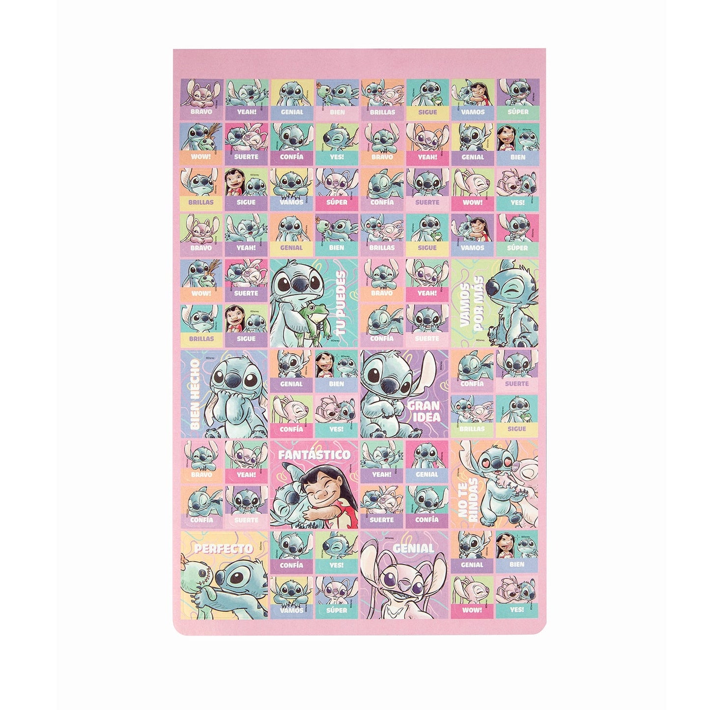 Stickers Motivacionales Artel Diseño Stitch