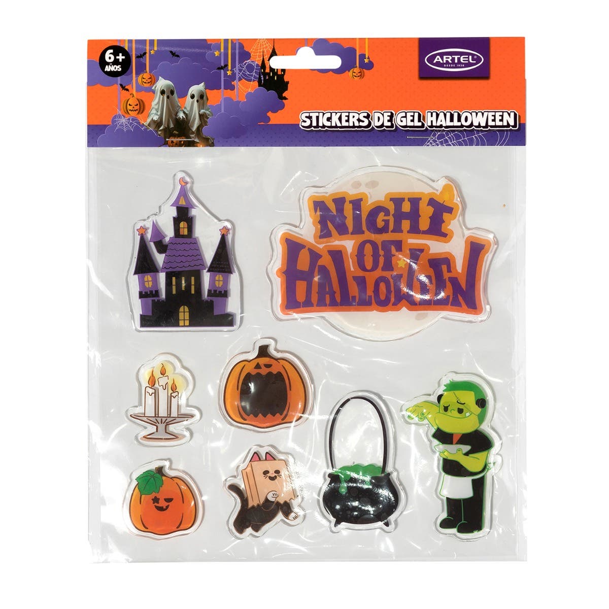 Stickers gel Halloween (surtido)