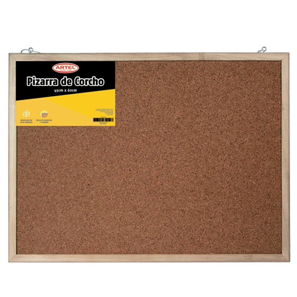 Pizarra Corcho Multiuso 45X60cm. Artel
