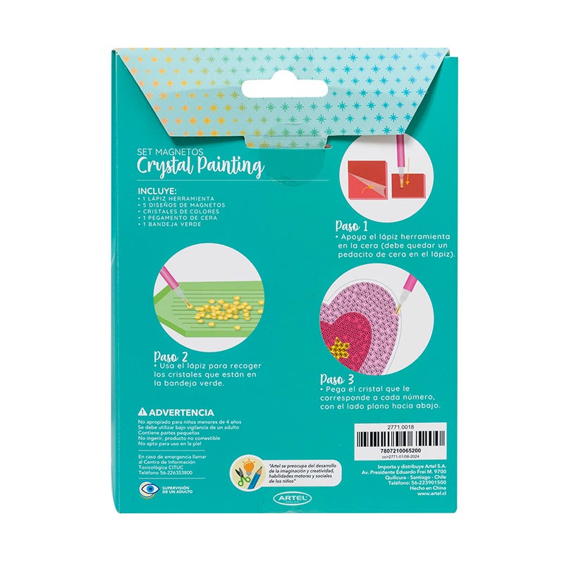 Set Magnetos Crystal Painting Artel