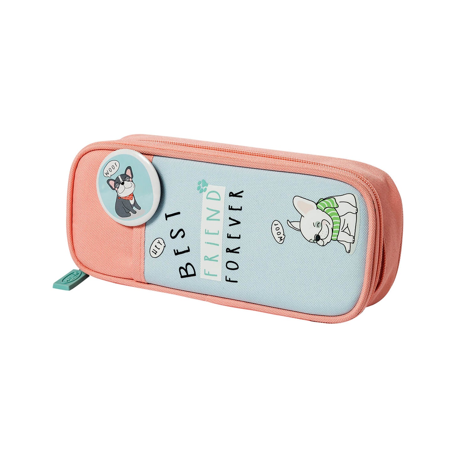 Estuche Artel Tela Diseño Animales Rosa/Celeste
