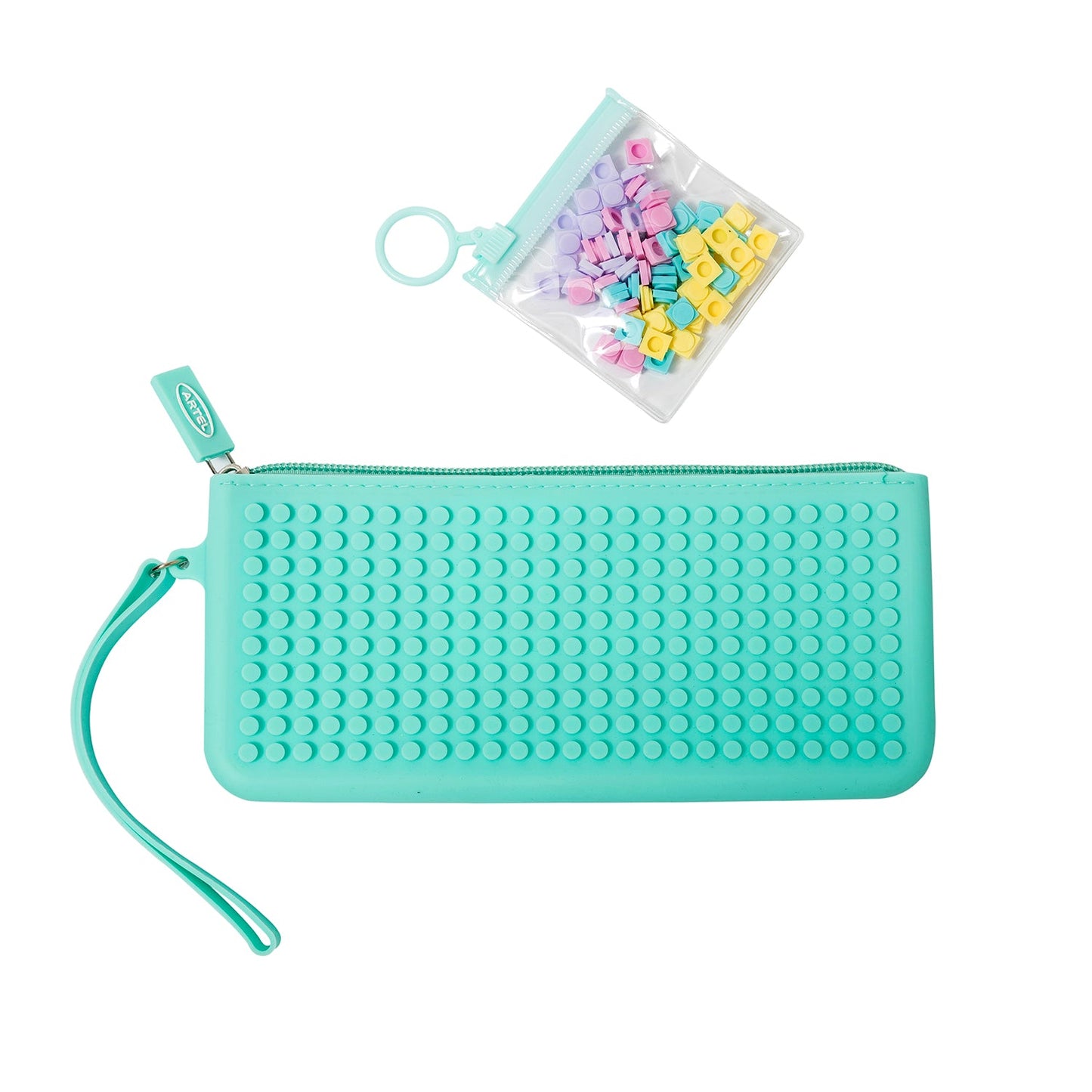 Estuche Artel Silicona Rectangular Diseño Agua