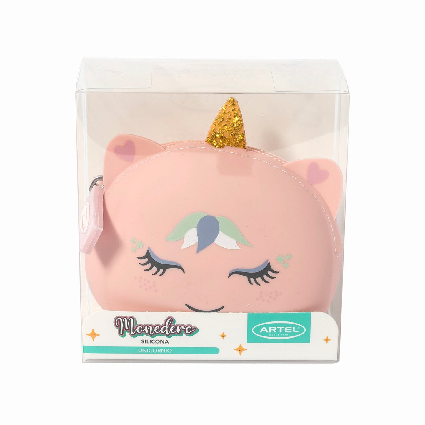 Monedero Artel Silicona Diseño Unicornio