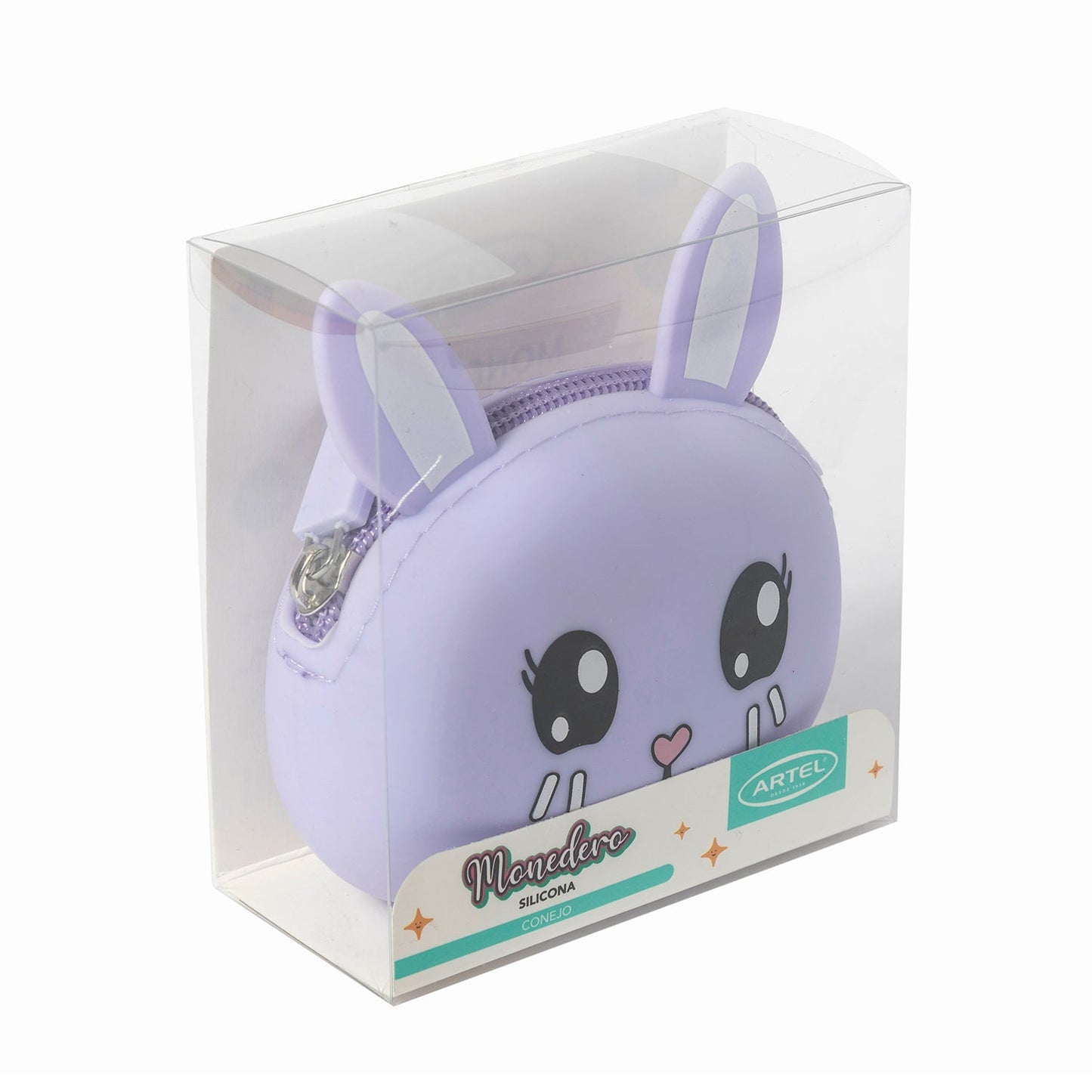 Monedero Artel Silicona Diseño Conejo