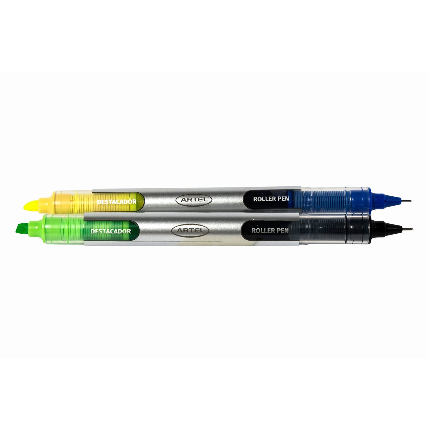 Rollerpen Y Destacador Doble Punta Artel 2 Unidades