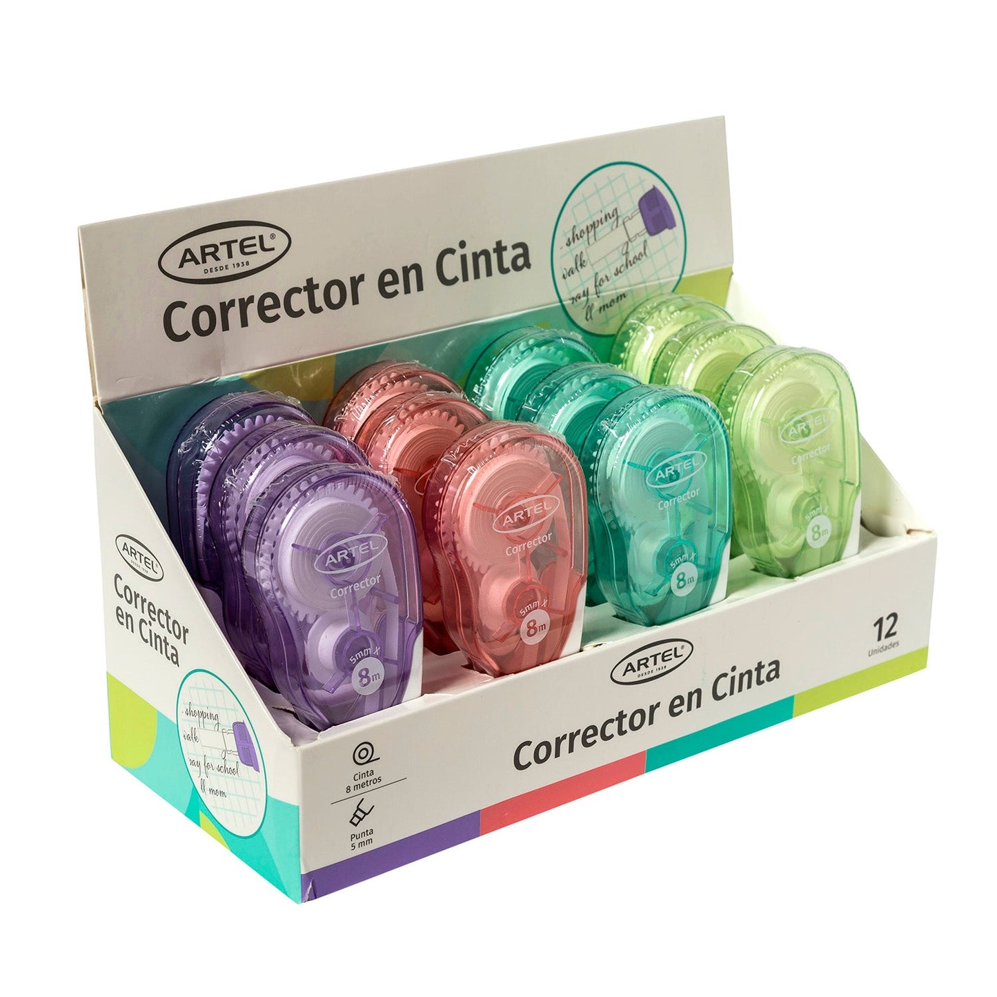 Corrector En Cinta Artel 1 Unidad