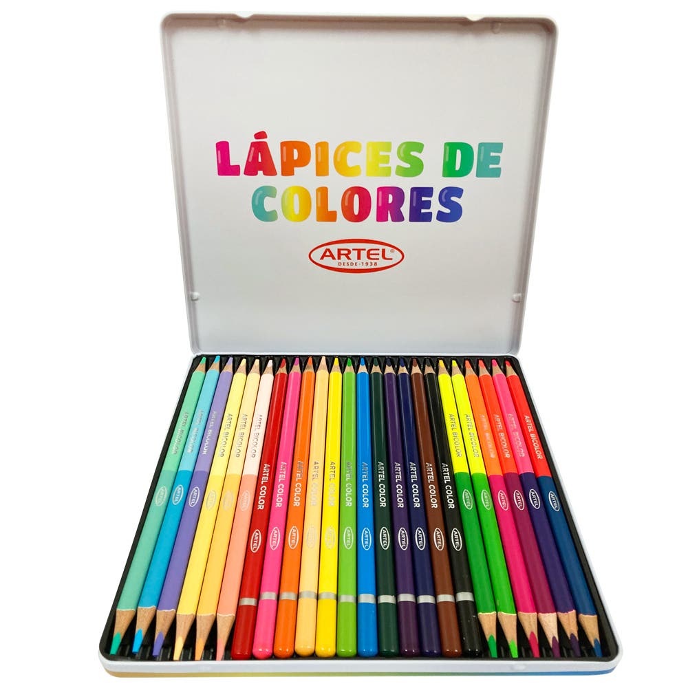 Est. Metálico. 24 Lápices 36 Colores M