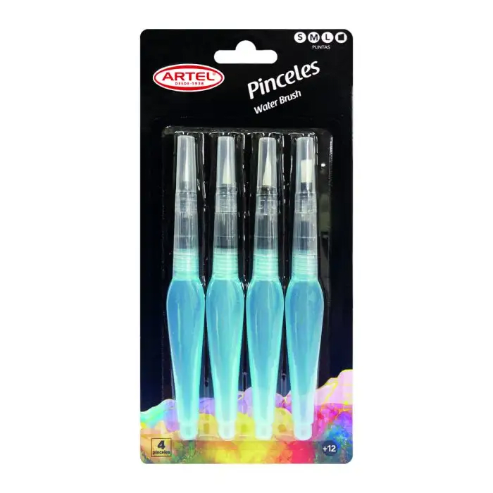 Set 4 Pinceles Artel Water Brush
