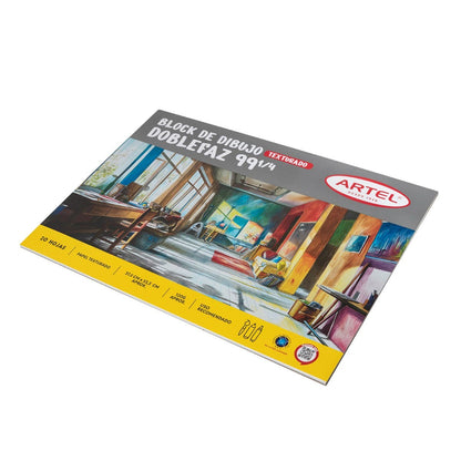 Block de Dibujo Texturado Doble Faz 99 1/4 Artel