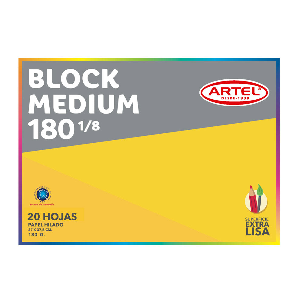 Block N°99 1/8 100 Hojas